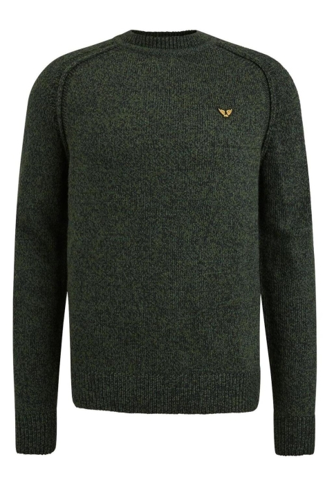 PME legend r-neck heavy knit mixed yarn knit